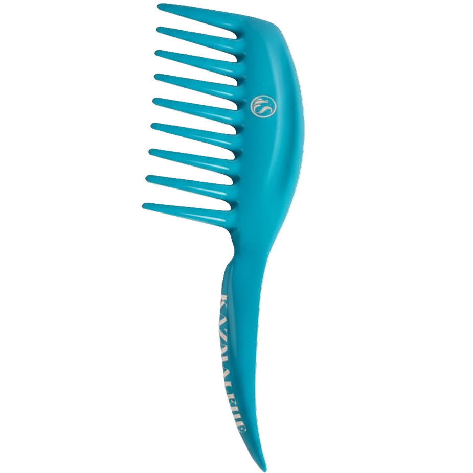 Kurls Plus Wide Tooth Hair Comb - Blue