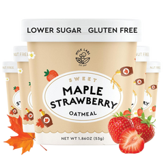 Maple Strawberry Oatmeal Cups (6 Pack)