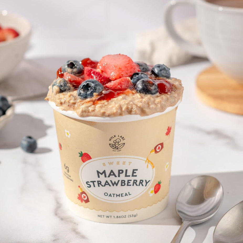 Maple Strawberry Oatmeal Cups (6 Pack)