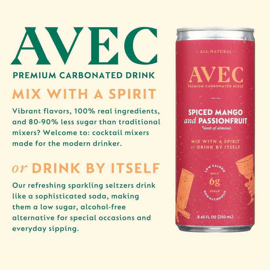 Sparkling Spiced Mango Passionfruit (4 Pack)