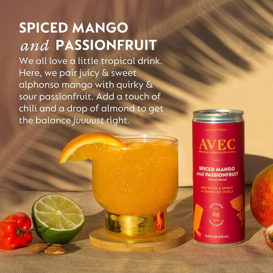 Sparkling Spiced Mango Passionfruit (4 Pack)
