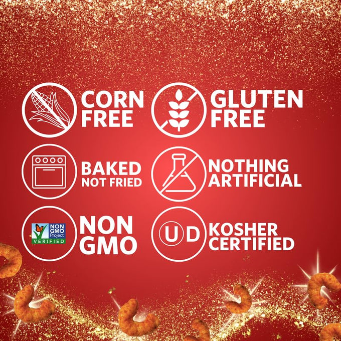 Crunchy Ancient Grain Sriracha Puffs (Snack Bag)