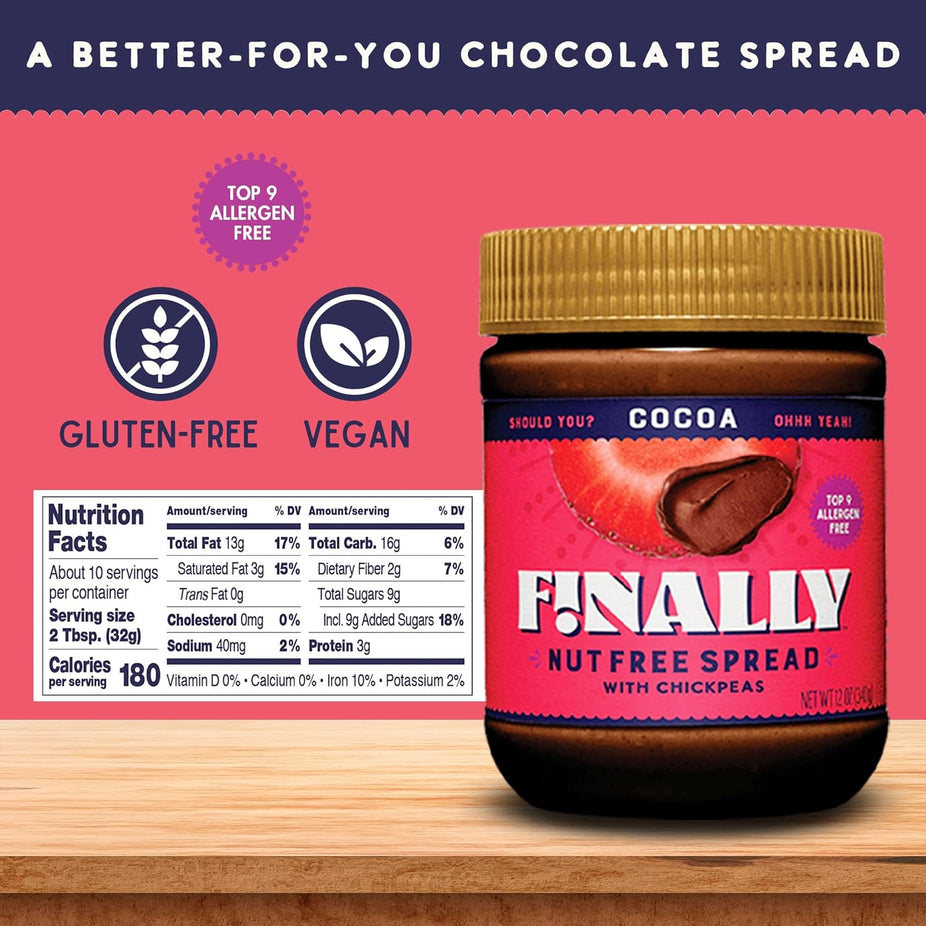 Cocoa  Nut Free Spread with Chickpeas