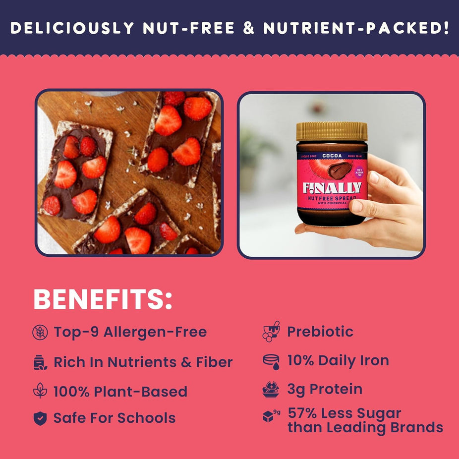 Cocoa  Nut Free Spread with Chickpeas