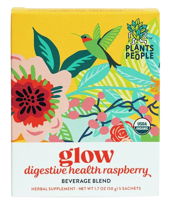 Glow - Digestive Health Raspberry Beverage Blend (5 CT)