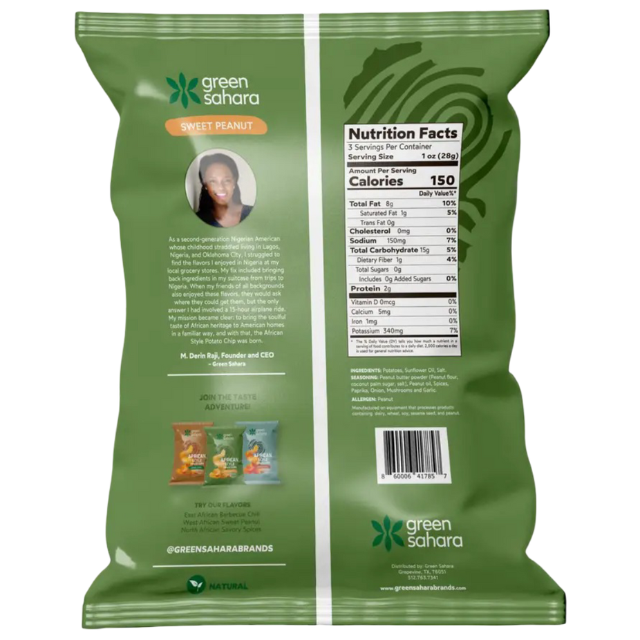 African Sweet Peanut Chips