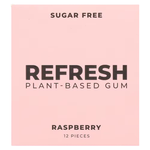 Raspberry Plant Based Gum (12 Pack)
