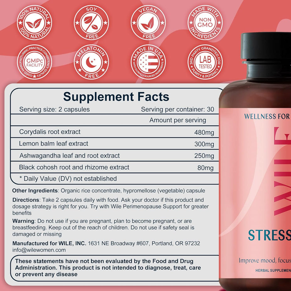 Menopause & Perimenopause - Stress Less (60 CT)