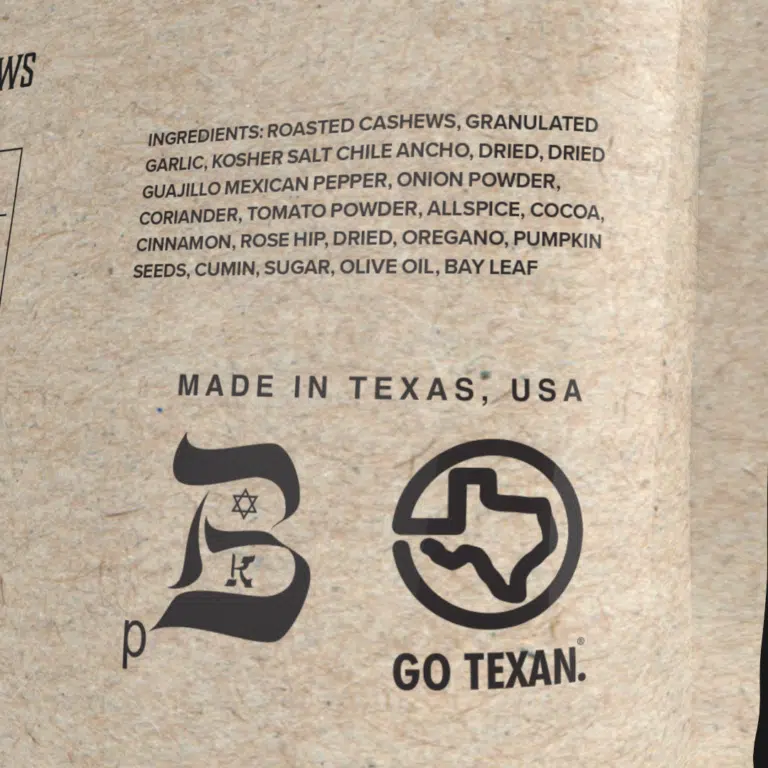 Cashews - Savory, Zesty, Texas Spice Mix