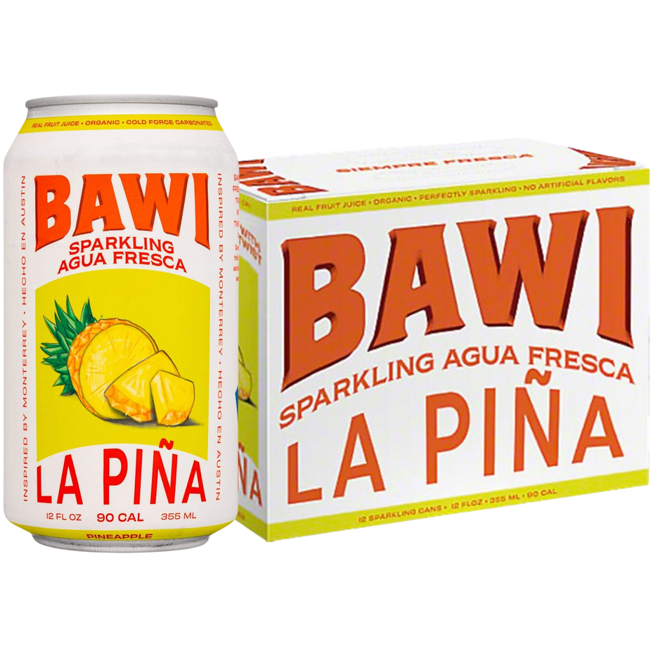 Sparkling Agua Fresca La Pina - Pineapple (12 Pack)