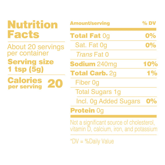 Nutrition Information - Shorty Triple Threat