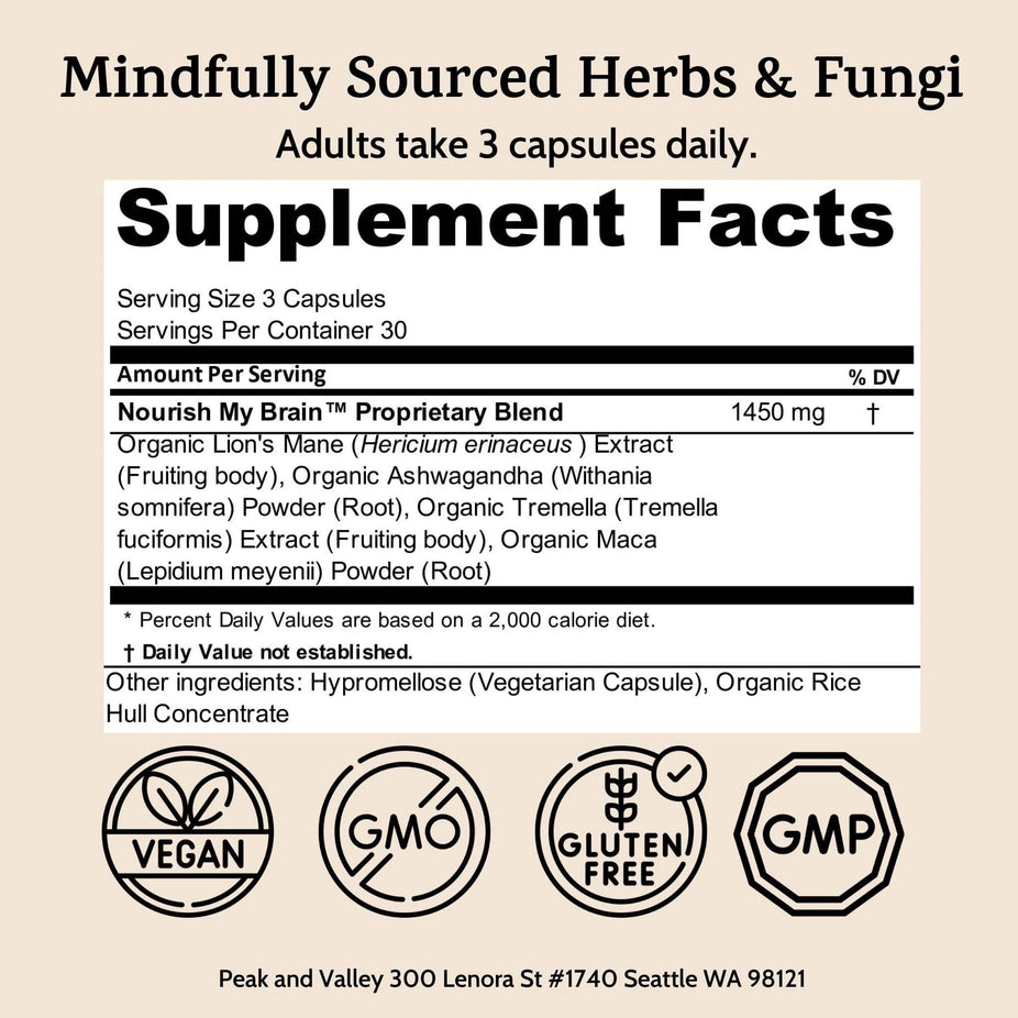 Nourish My Brain Adaptogen Blend
