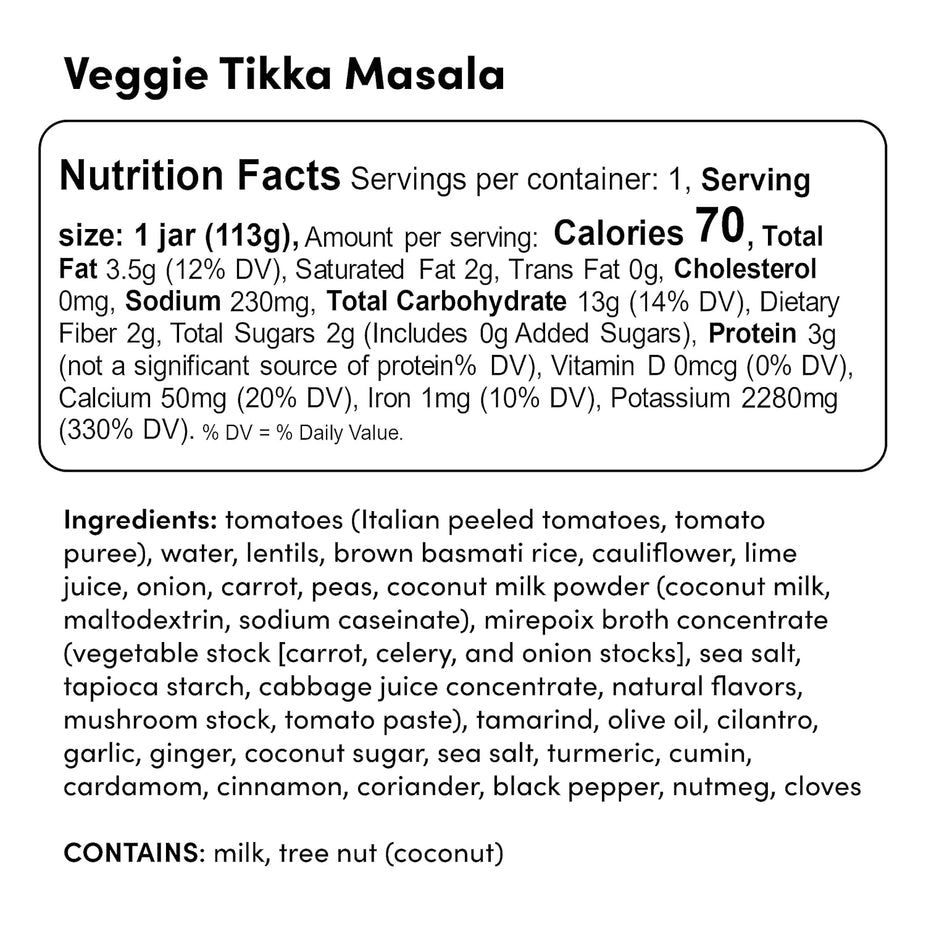 Stage 3 Baby Food & Toddler Meals - Veggie Tikka Masala