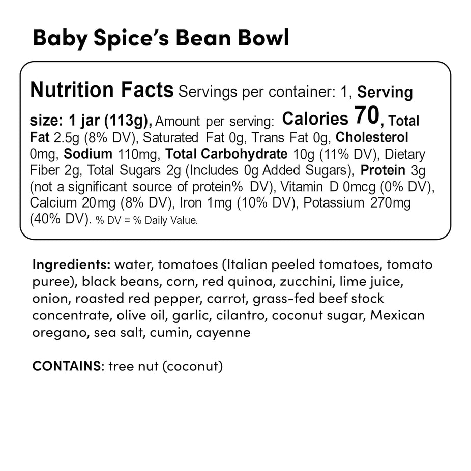 Bowl Bean Baby Spices