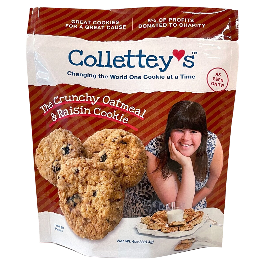 Crunchy Oatmeal & Raisin Cookies