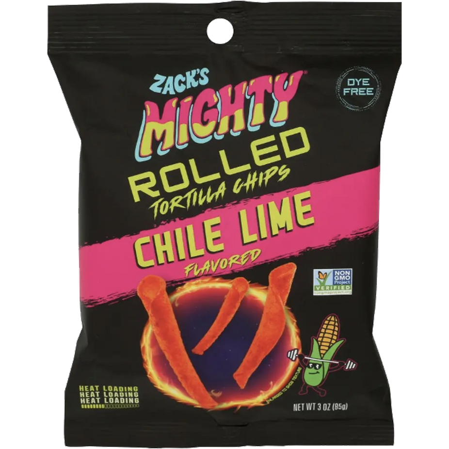 Rolled Tortilla Chips Chile Lime (Snack Size)