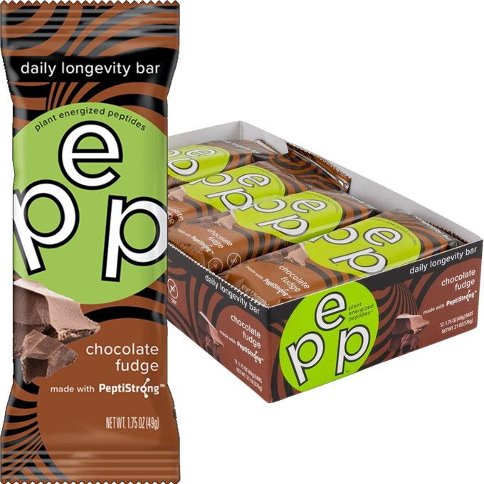 PEP Chocolate Fudge Daily Longevity Bar (12 CT)