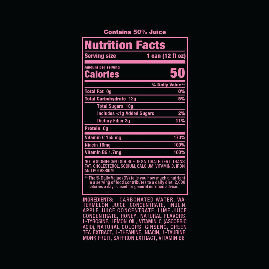 Watermelon Lime Thirst Trap Sparkling Juice