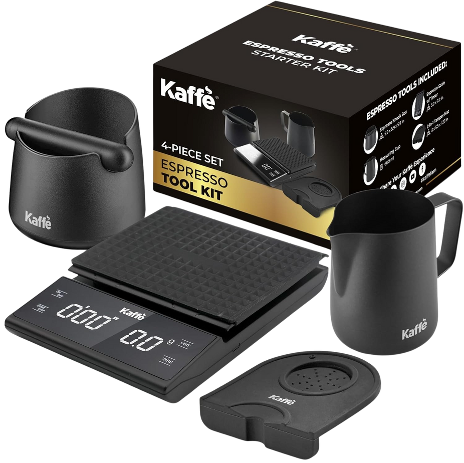 Espresso Tool Kit Set consisting of 4 pieces