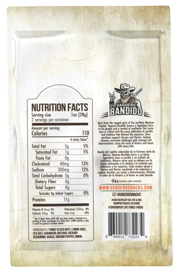 Habanero Carne Seca Beef Jerky