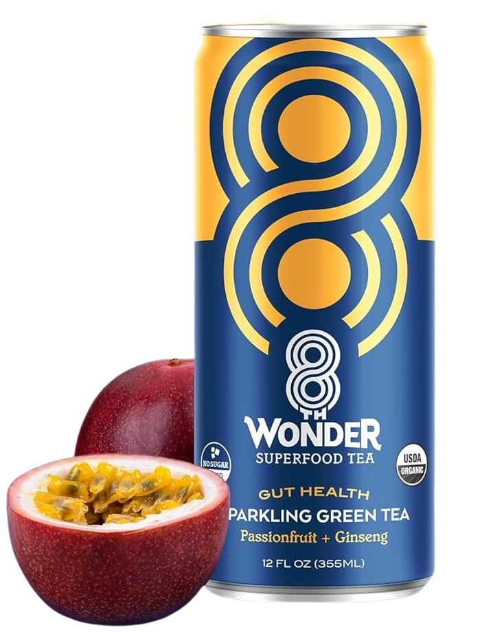 Passionfruit + Ginseng Sparkling Green Tea