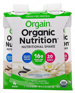Organic Vanilla RTD Protein Shake (4 Pack)