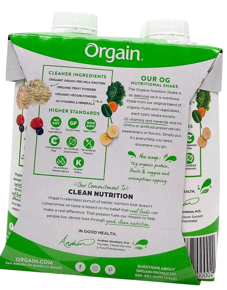 Organic Vanilla RTD Protein Shake (4 Pack)