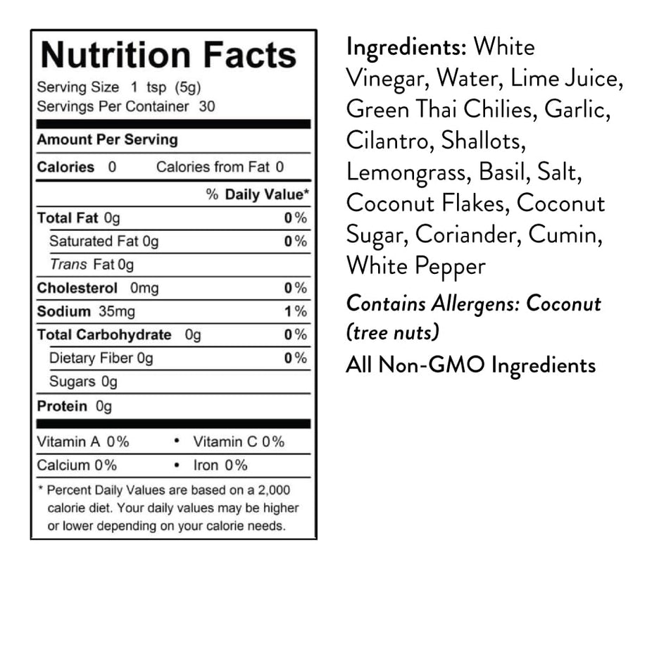 Thai Green Hot Sauce