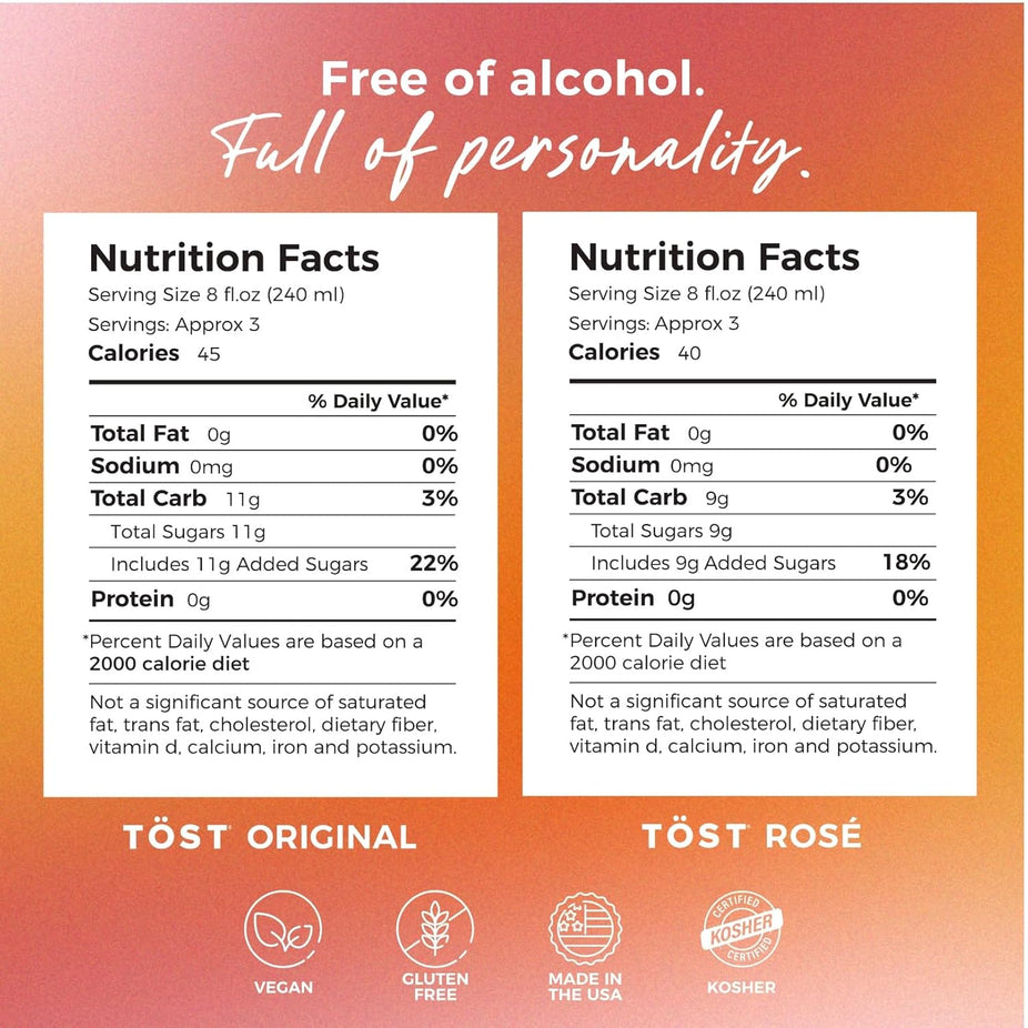 White Tea Ginger & Elderberry Non-Alcoholic Sparkling Wine