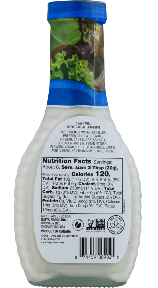 Nutrition Information - Blue Cheeze Dressing