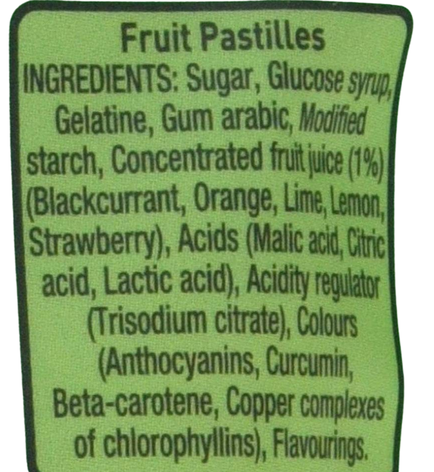 Fruit Pastilles Gummies