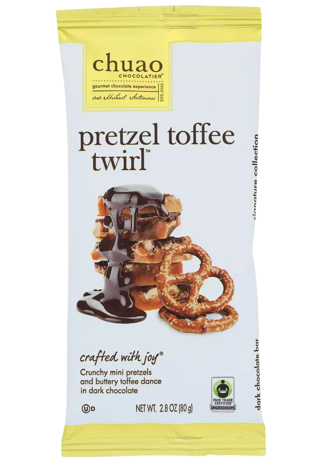 Pretzel Toffee Twirl Chocolate Bar