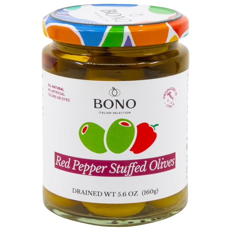 Red Pepper Stuffed Olives