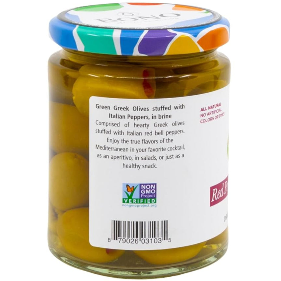 Red Pepper Stuffed Olives