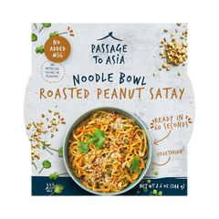 Roasted Peanut Satay Noodle Bowl