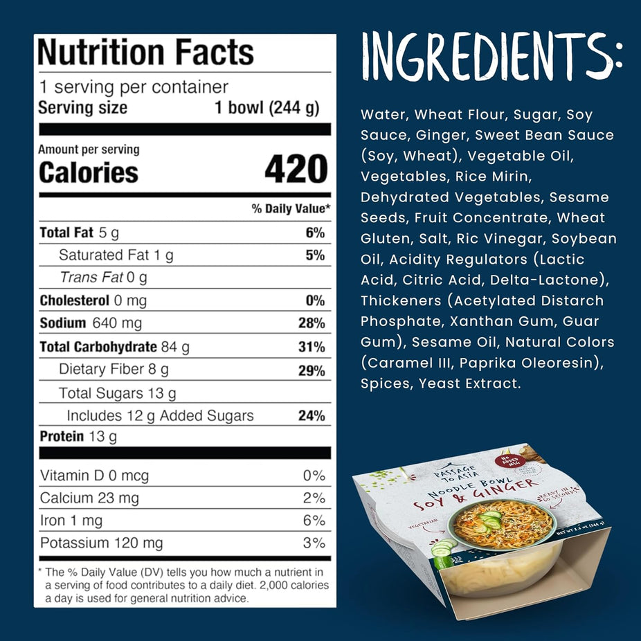 Soy & Ginger Noodle Bowl