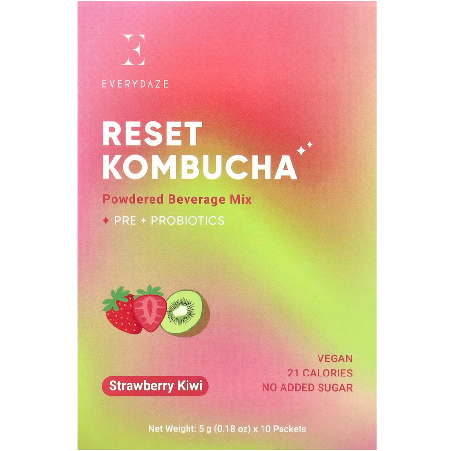 Reset Kombucha - Strawberry Kiwi(10 CT)