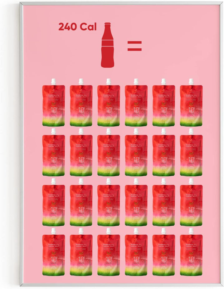 Essential C's Konjac Jelly - Watermelon (10 Pack)