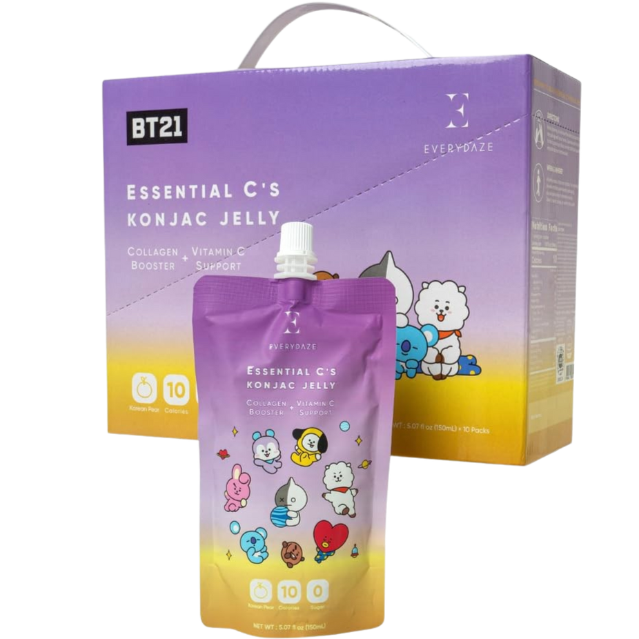 Essential C's Konjac Jelly - Korean Pear (10 Pack)