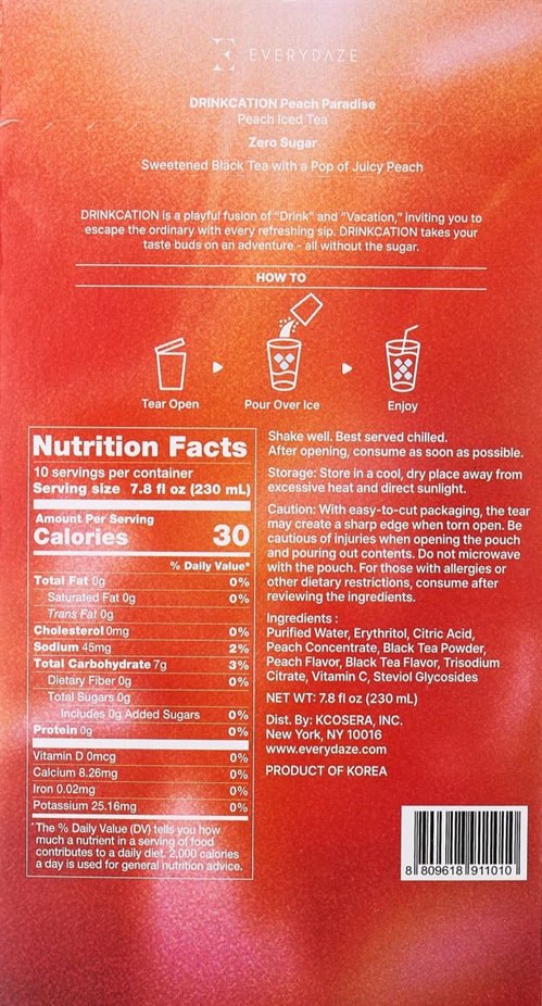 Drinkcation Peach Paradise (10 CT)