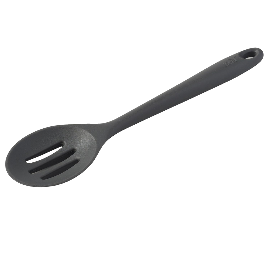 Silicone Slotted Spoon - Dark Grey