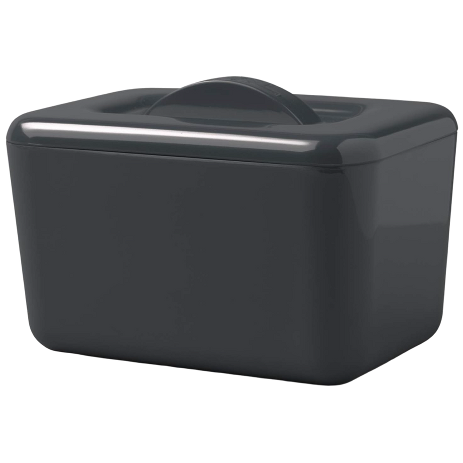 Double Walled Insulated Butter Dish - Dark Gray