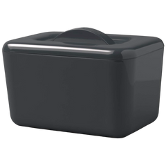 Double Walled Insulated Butter Dish - Dark Gray