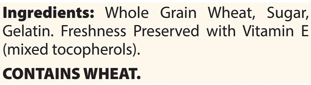 Sweetened Wheatfuls Cereal