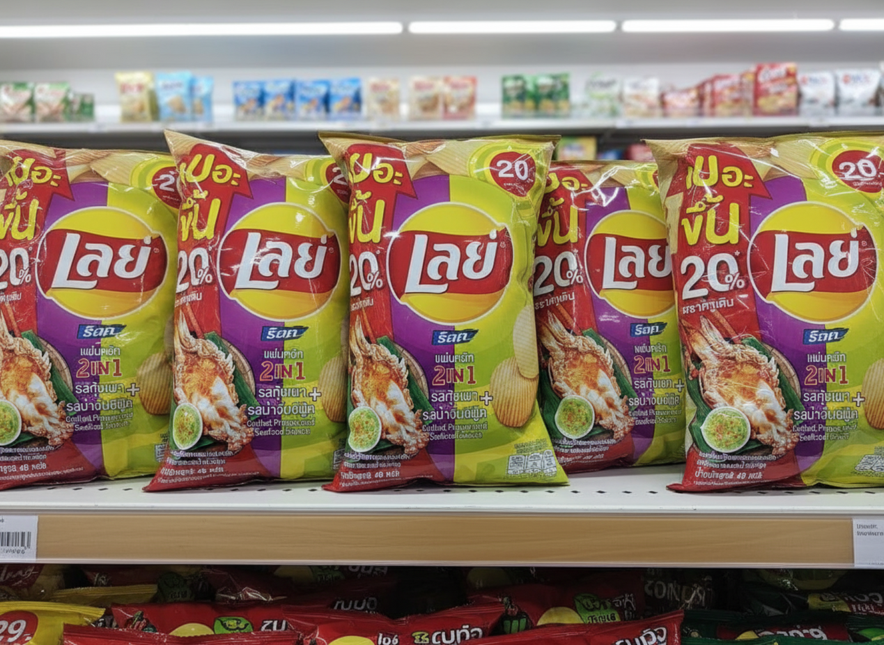 2in1 Grilled Prawn & Seafood Sauce Potato Chips - Thailand (6 CT)