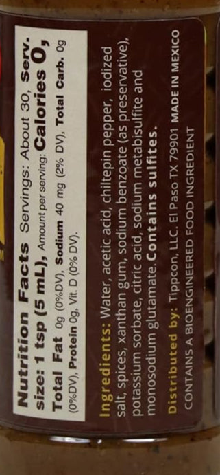 Roasted Chiltepin Hot Sauce
