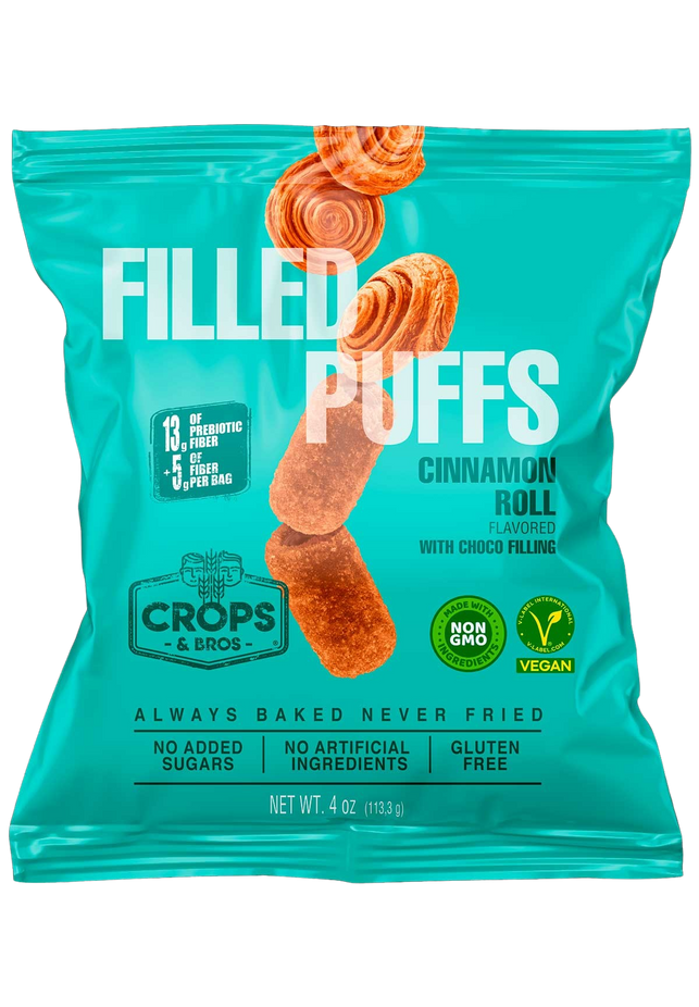 Cinnamon Roll Crunchy Puffs