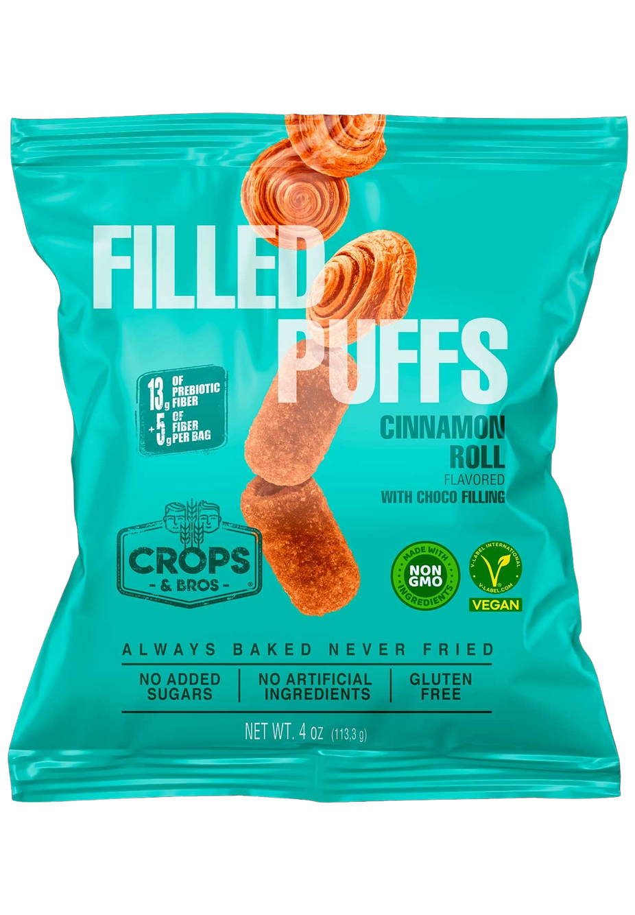 Cinnamon Roll Crunchy Puffs
