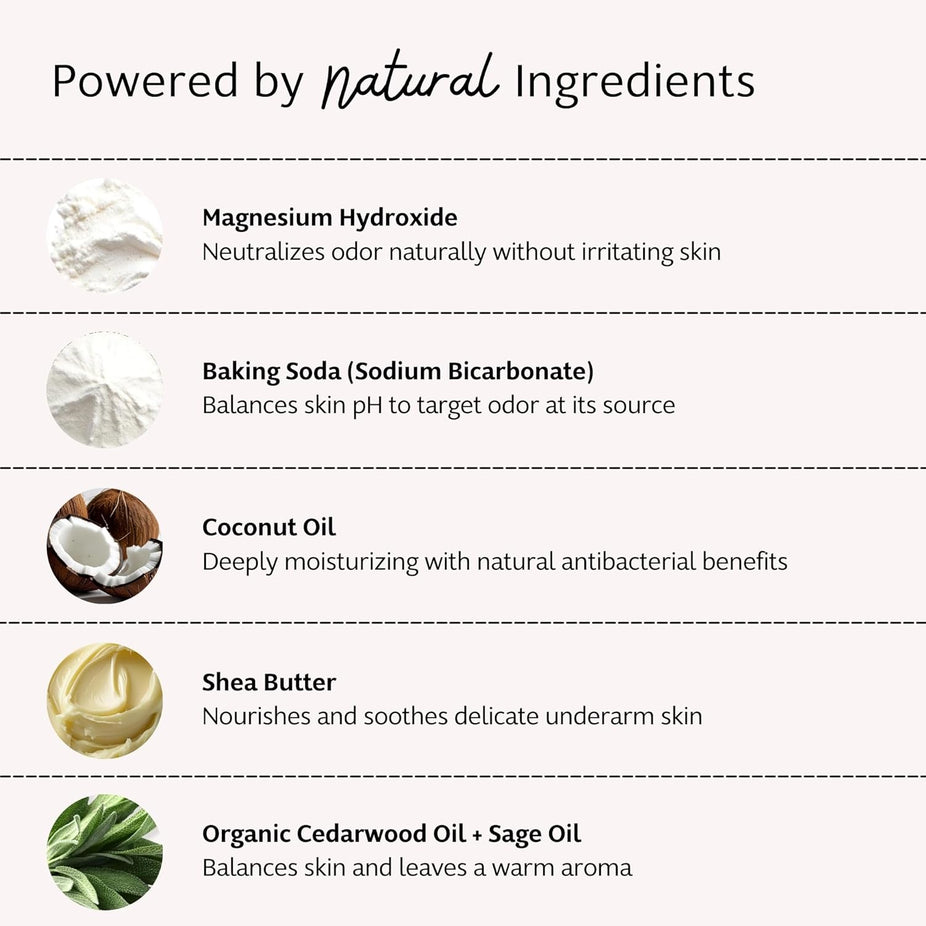 Slo Natural Beauty Deodorant Stick Cedar + Sage 55g