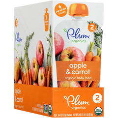 Organic Apple Carrot Baby Puree (6 Pack)